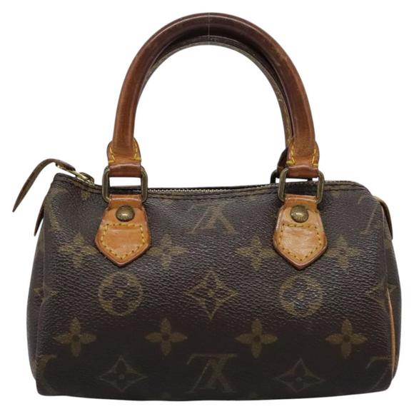 LOUIS VUITTON Monogram Mini Speedy Hand Bag M41534 LV Auth 115432 - Picture 2 of 16